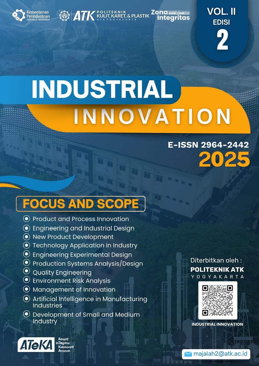 					View Vol. 2 No. 2 (2025): Industrial Innovation
				